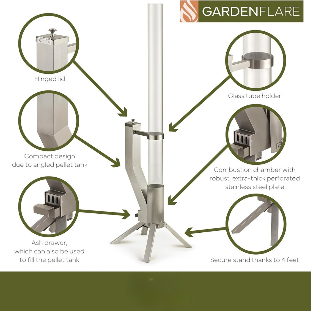 FlameTower™ – Vertical Elegance, Pure Fire