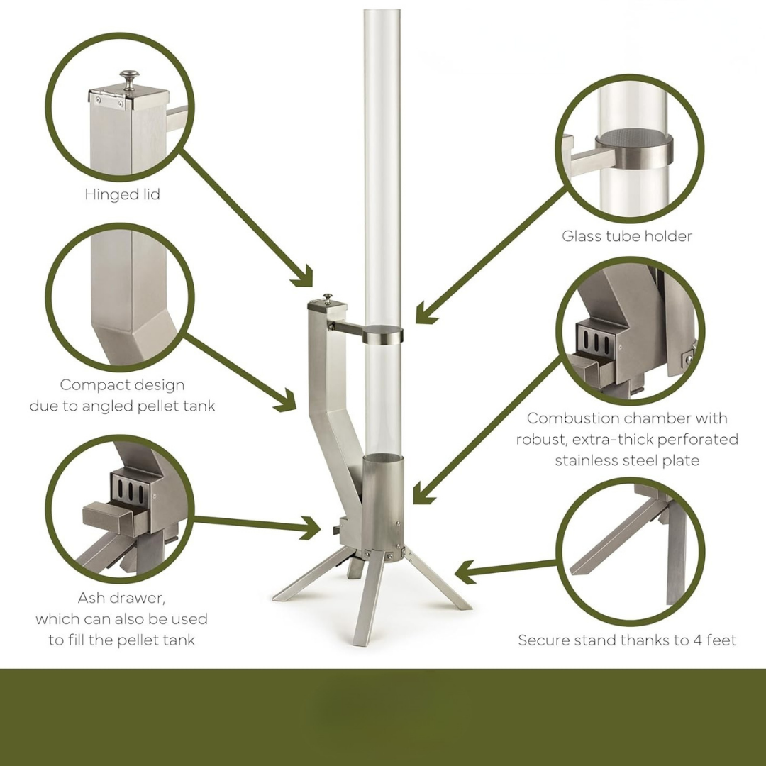 FlameTower™ – Vertical Elegance, Pure Fire