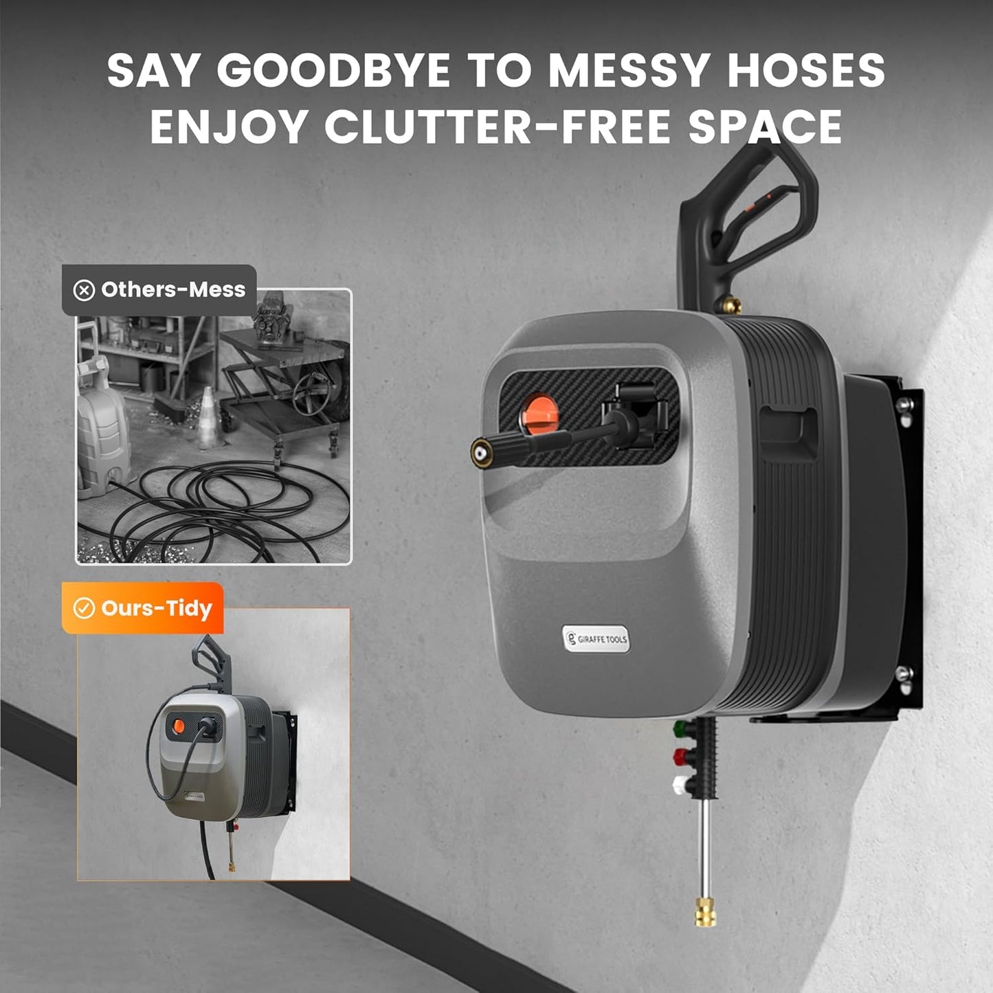 HydroReel Pro™ – Power that rewinds itself.