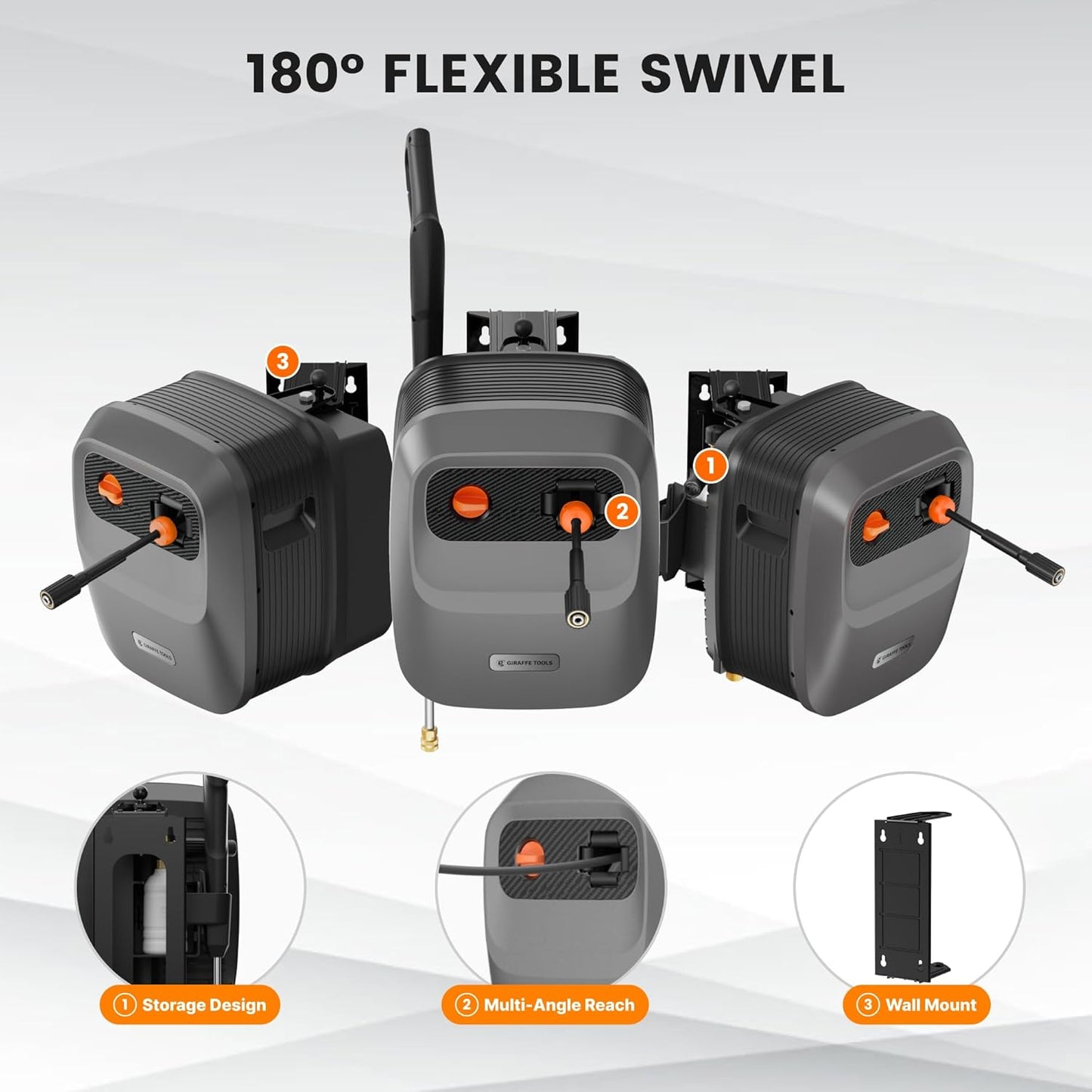 HydroReel Pro™ – Power that rewinds itself.