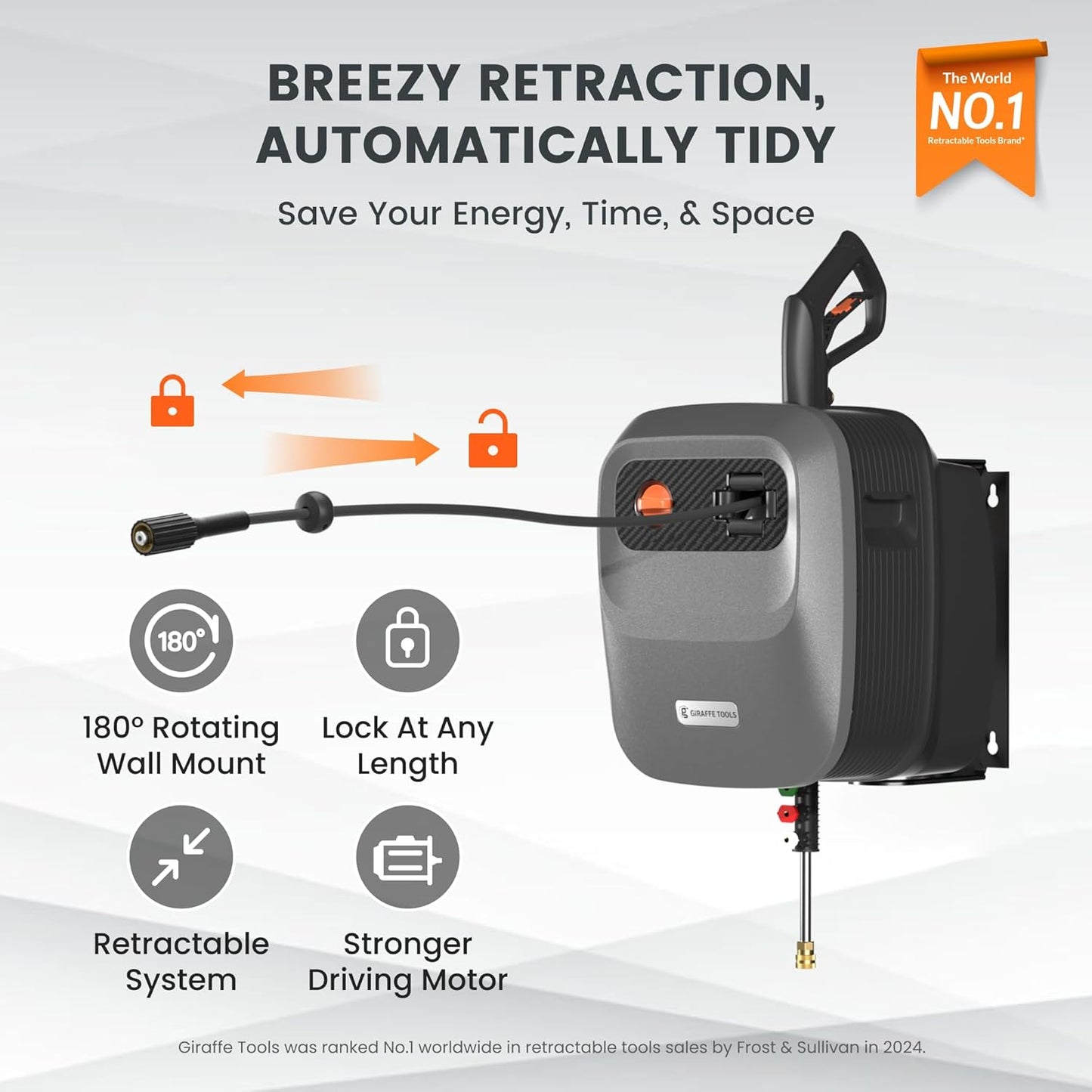 HydroReel Pro™ – Power that rewinds itself.