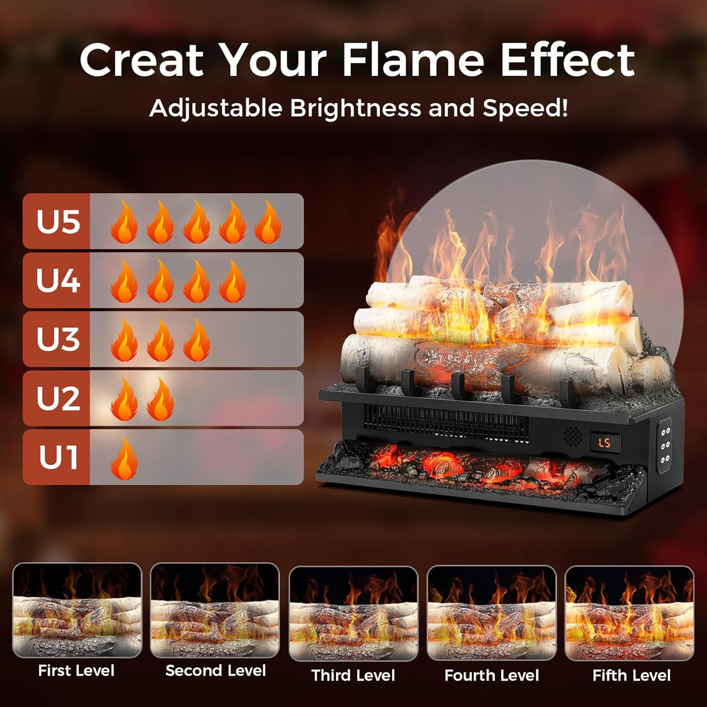 AuraFlame™ – The elegance of fire, reimagined.