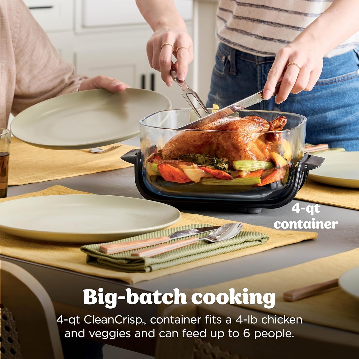 CrispWave™ – Smart cooking. Maximum crunch.