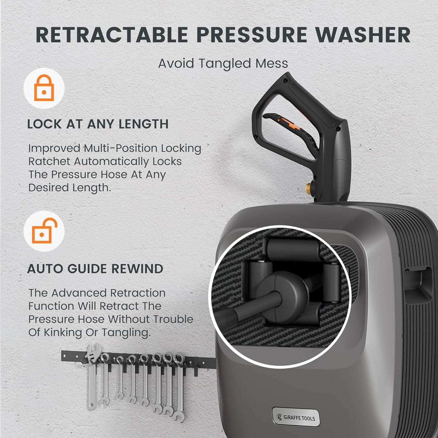 HydroReel Pro™ – Power that rewinds itself.