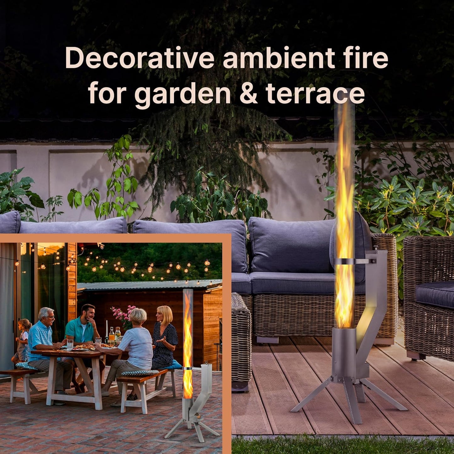 FlameTower™ – Vertical Elegance, Pure Fire